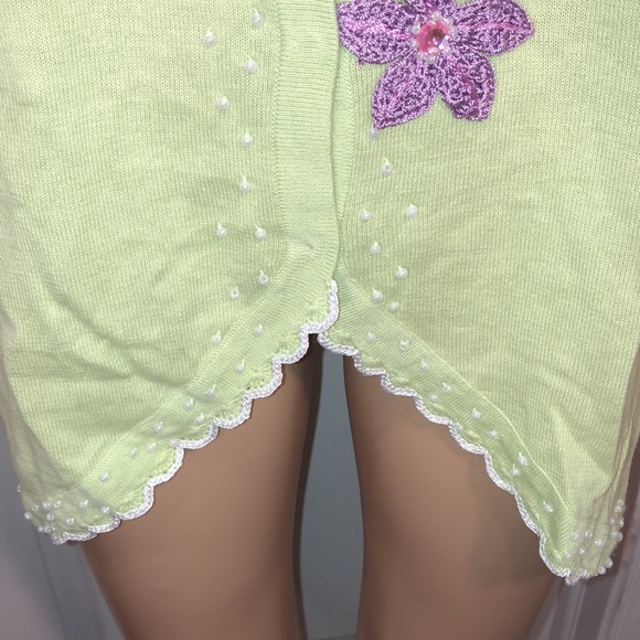 Storybook Knits Green Cardigan. NWT. M - Picture 5 of 13